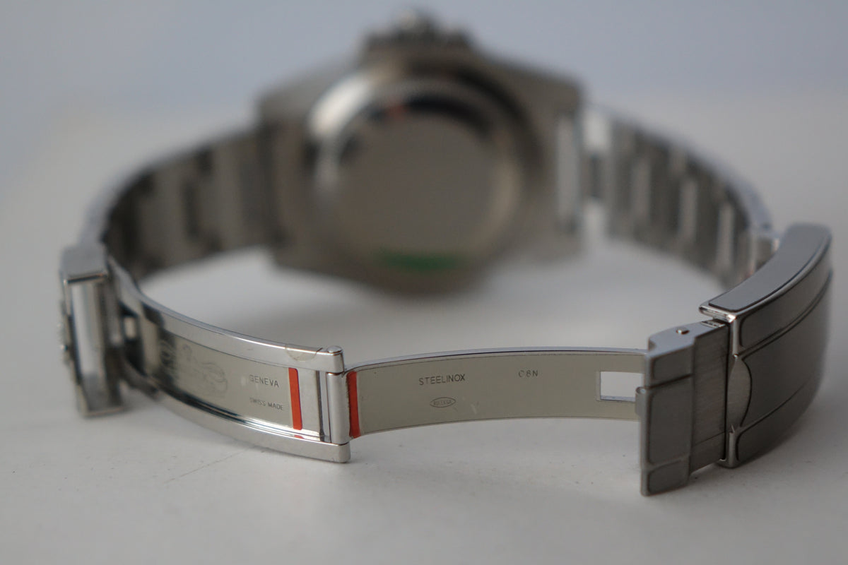 Unpolished Rolex Submariner Date 116610LN full set partial factory stickers