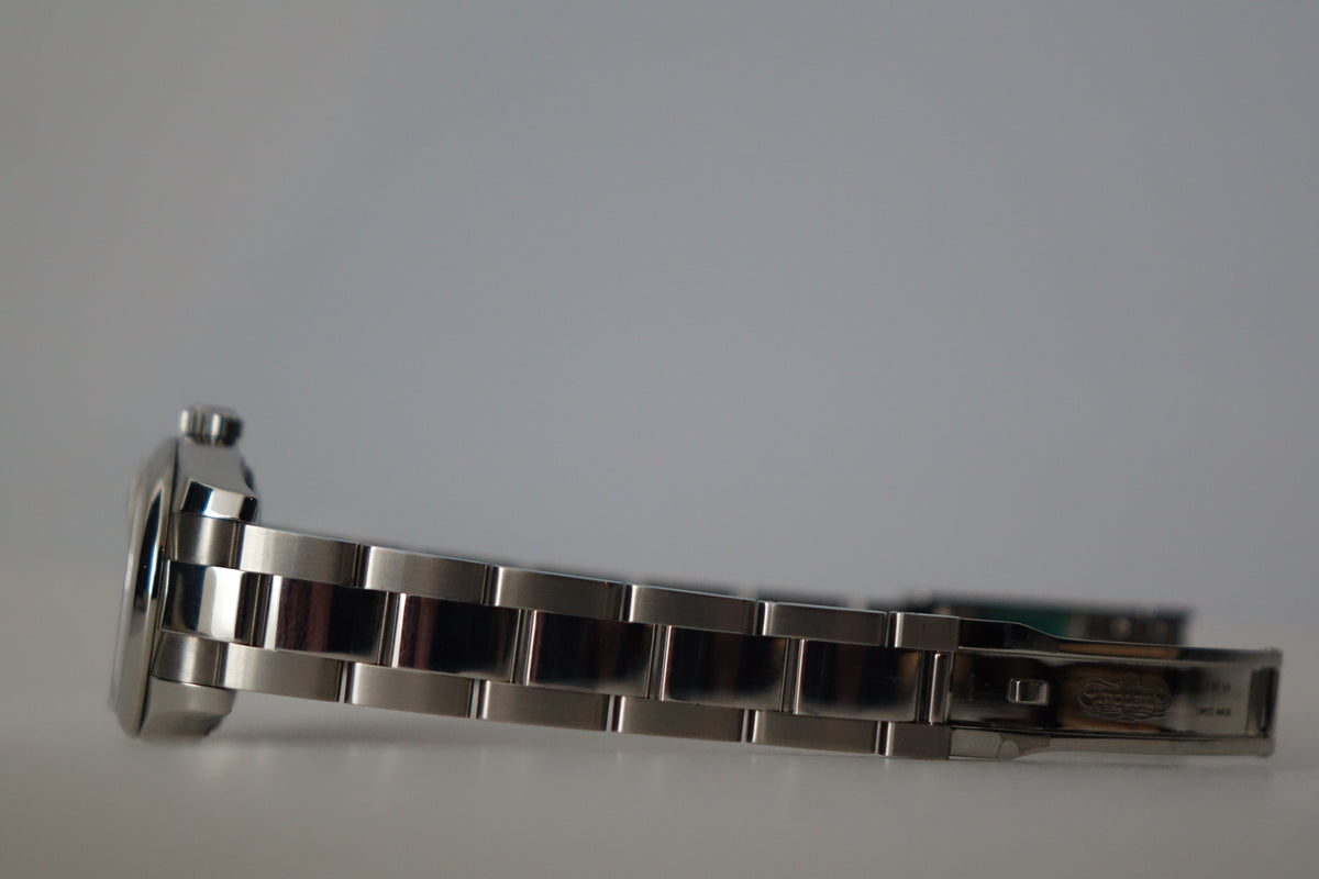 Rolex DateJust 26 179160 silver dial full set partial factory sticker