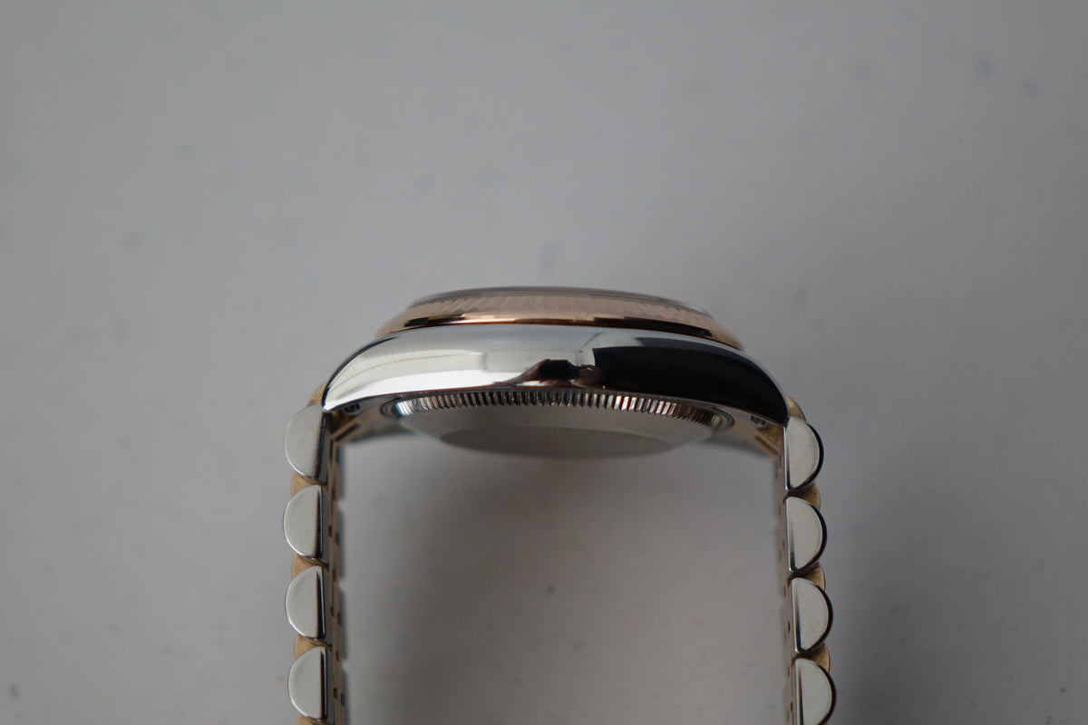 Rolex Datejust 31 178271 rosegold fluted jubilee full set