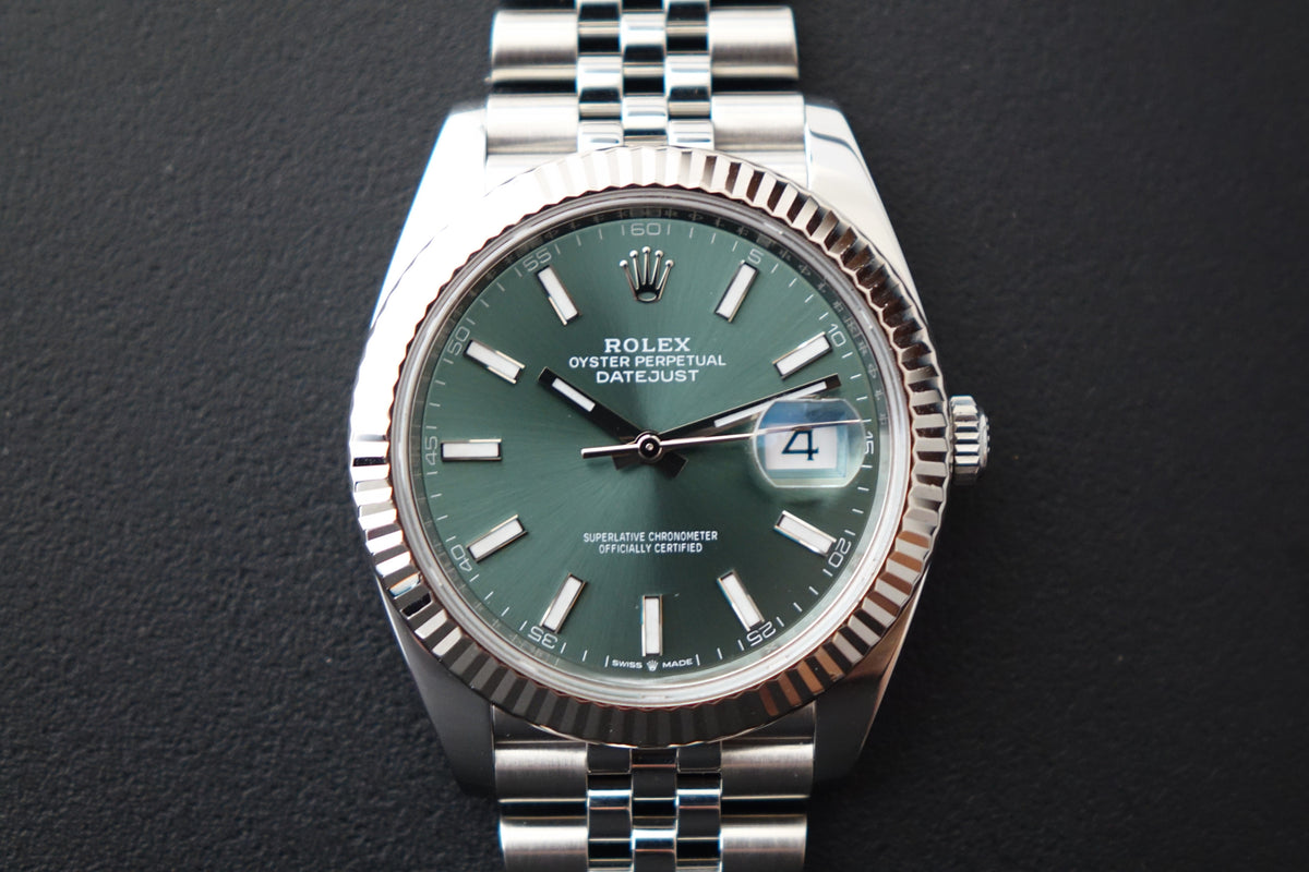 Rolex DateJust 41 126334 fluted jubilee full set
