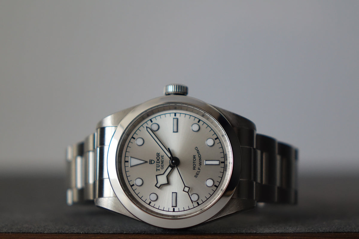 Tudor Black Bay Heritage silver 32 full set