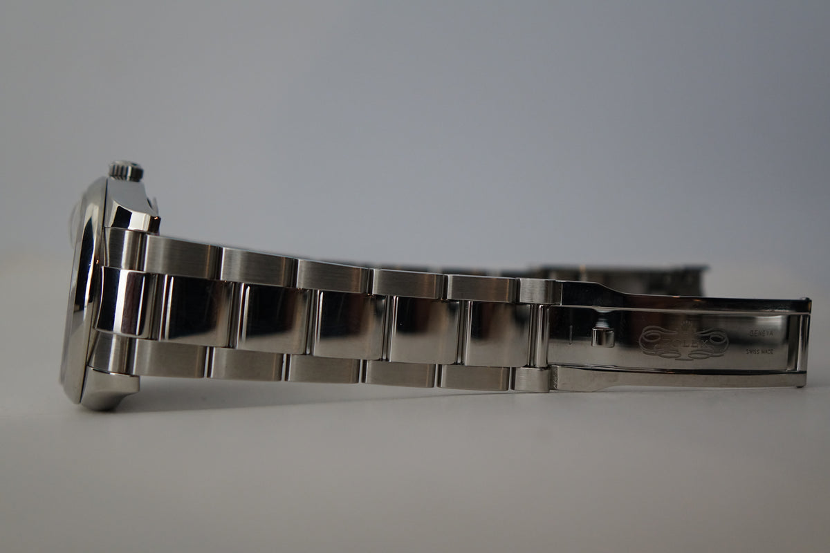 Rolex Oyster Perpetual Date 34 115200 roman numerals full set