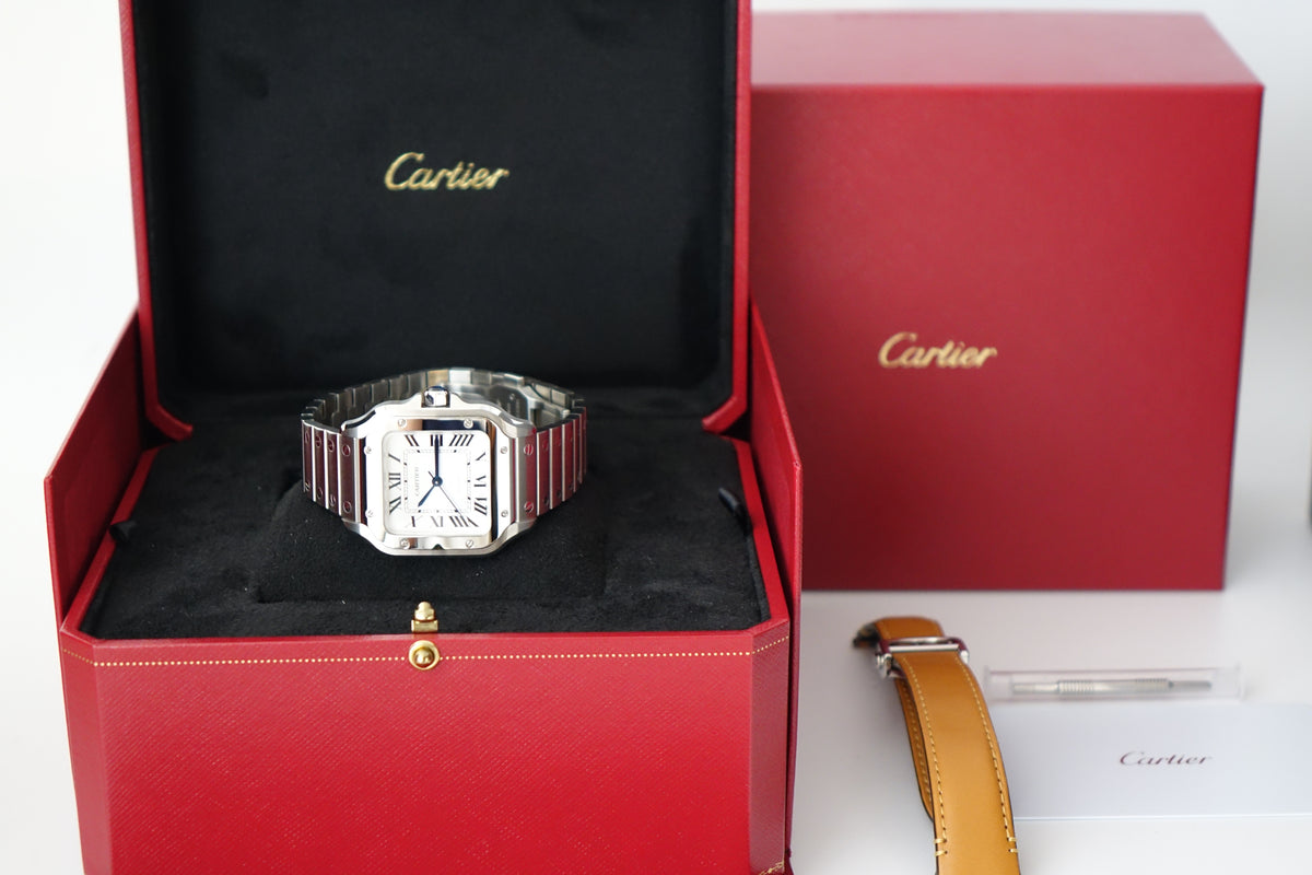 2024 Cartier Santos De Cartier Medium WSSA0029 full set