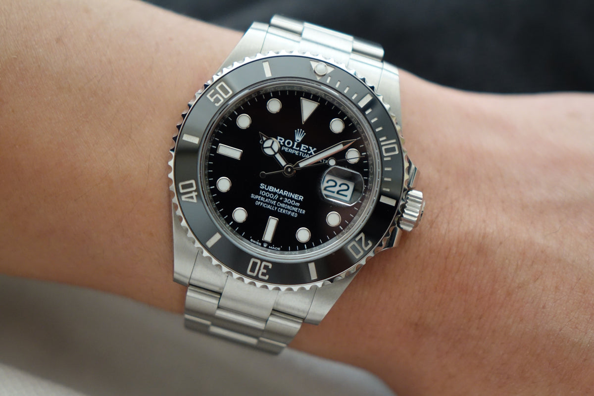 Unpolished Rolex Submariner Date 126610LN full set