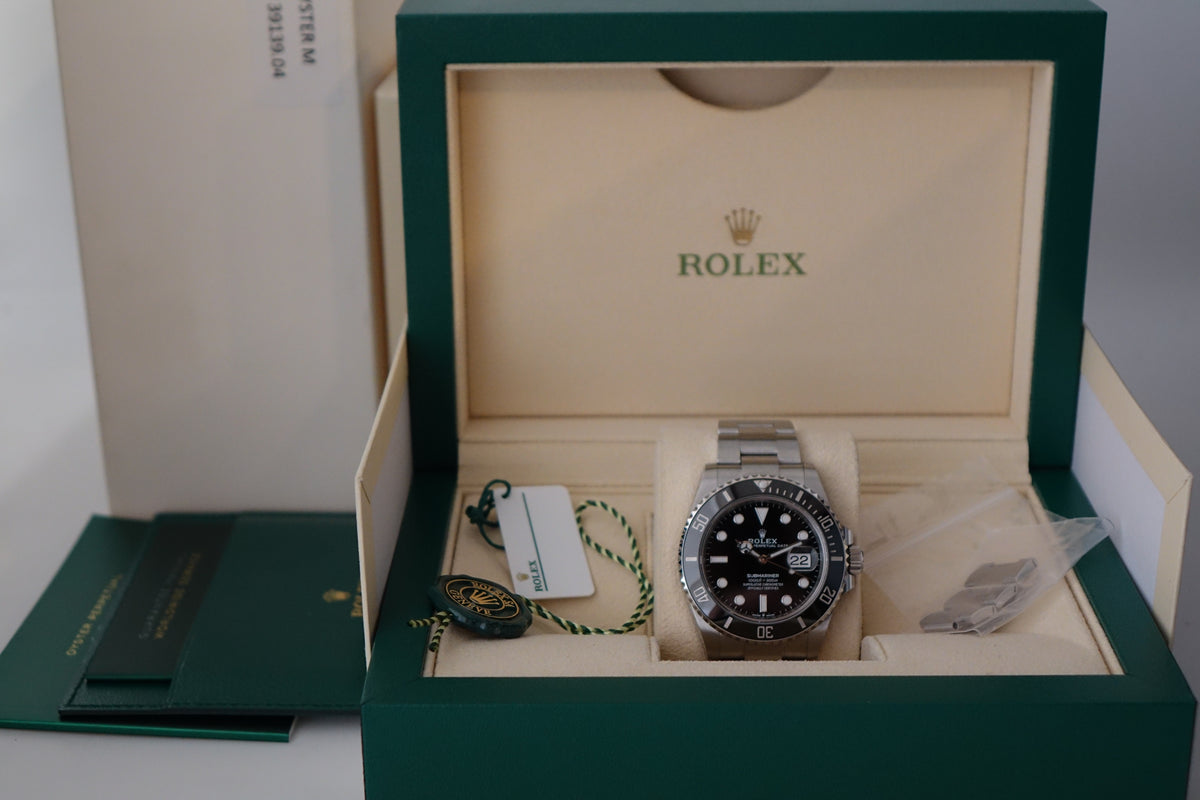 Unpolished Rolex Submariner Date 126610LN full set