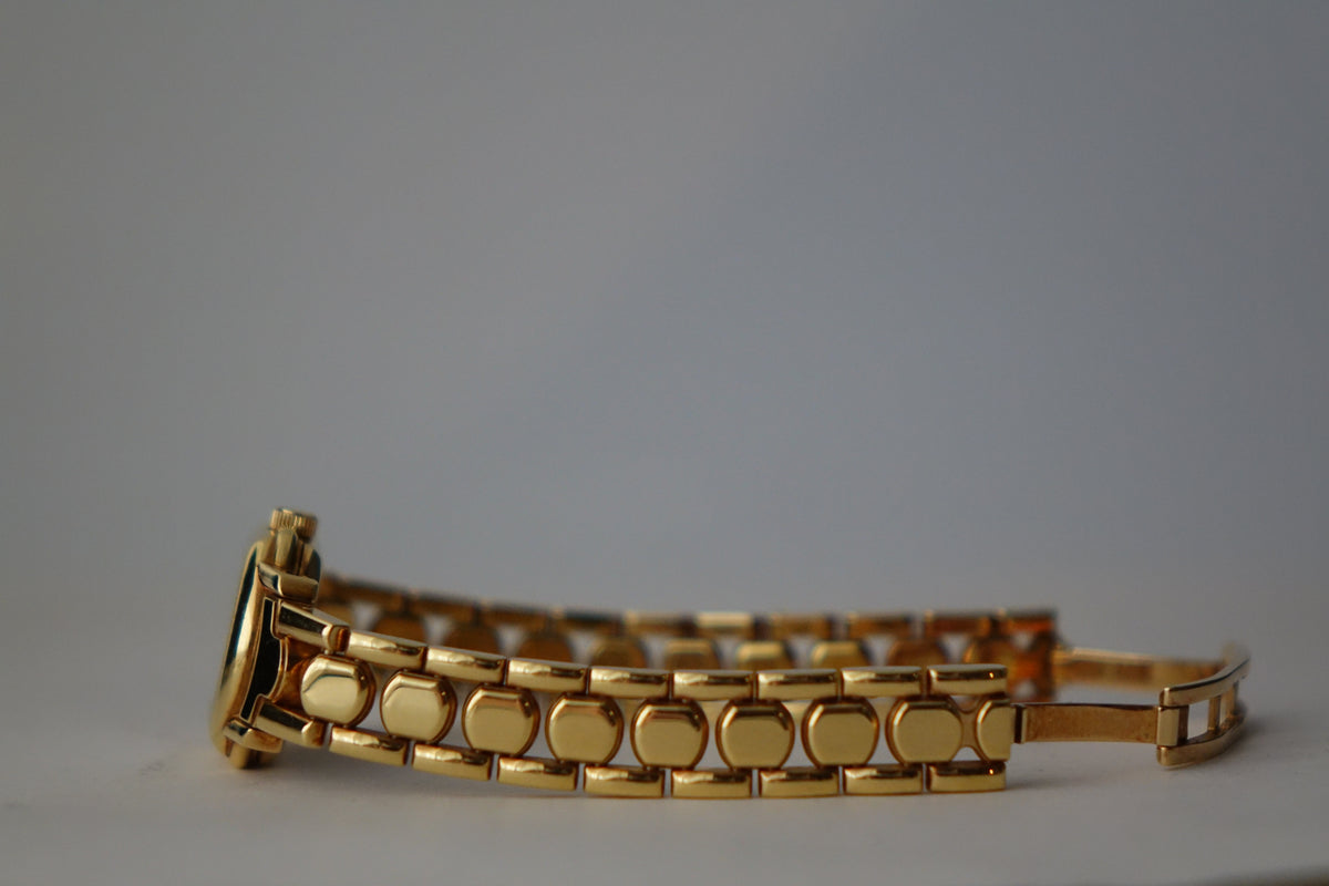 Daniel roth ladies mop dial gold bracelet watch only