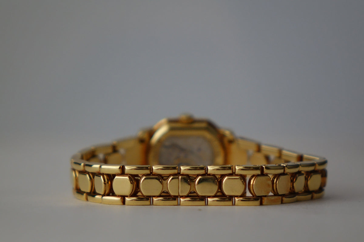 Daniel roth ladies mop dial gold bracelet watch only