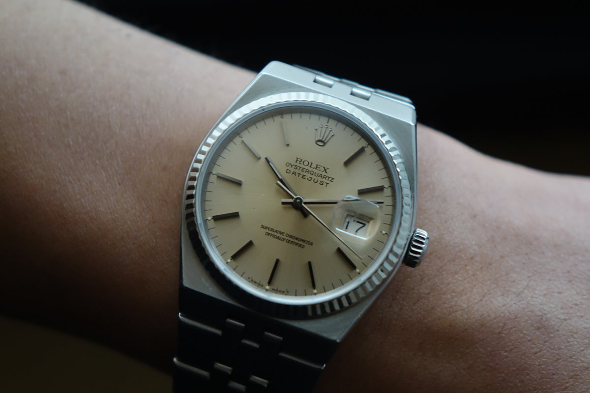 Rolex Datejust Oysterquartz 17014 jubilee watch only