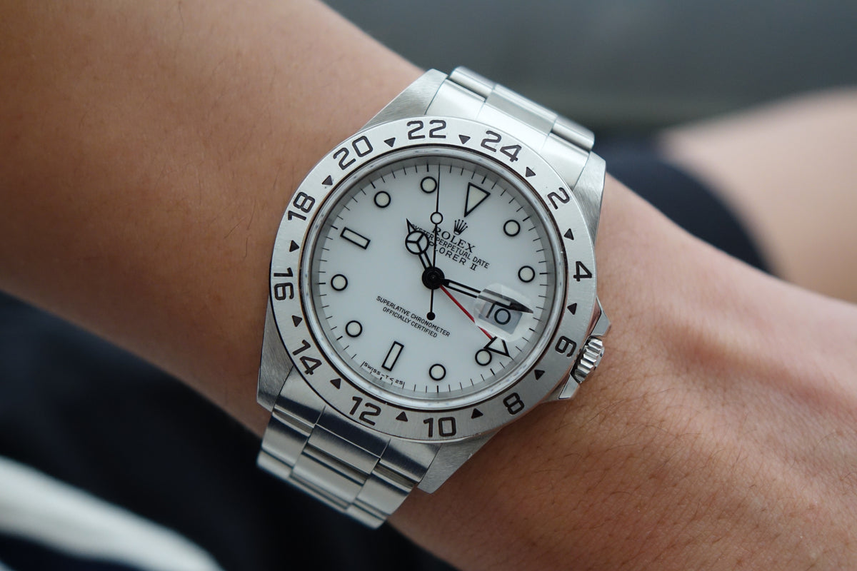 Rolex Explorer 2 16570 polar tritinova full set