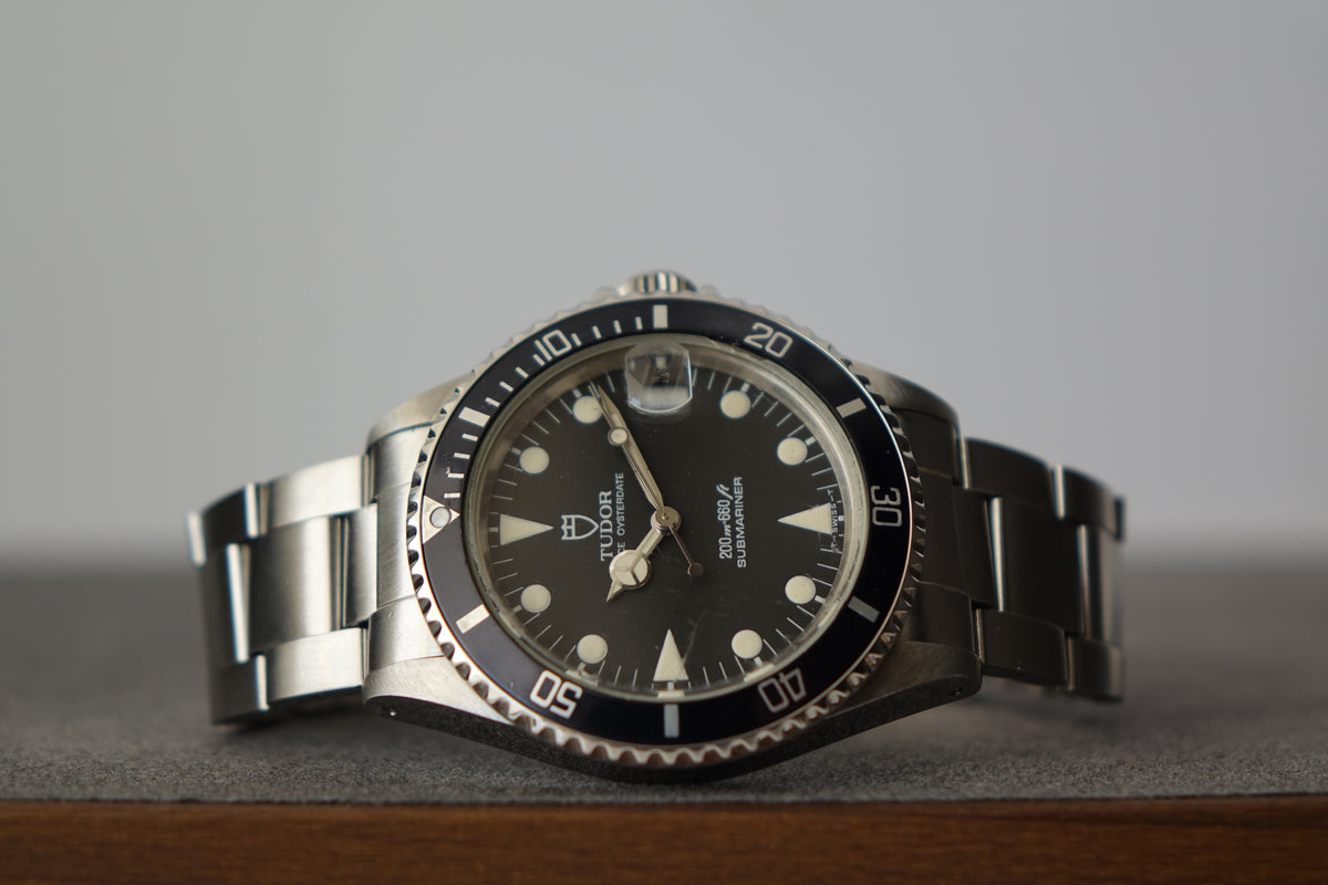 Tudor Submariner 36 black 75090 watch only