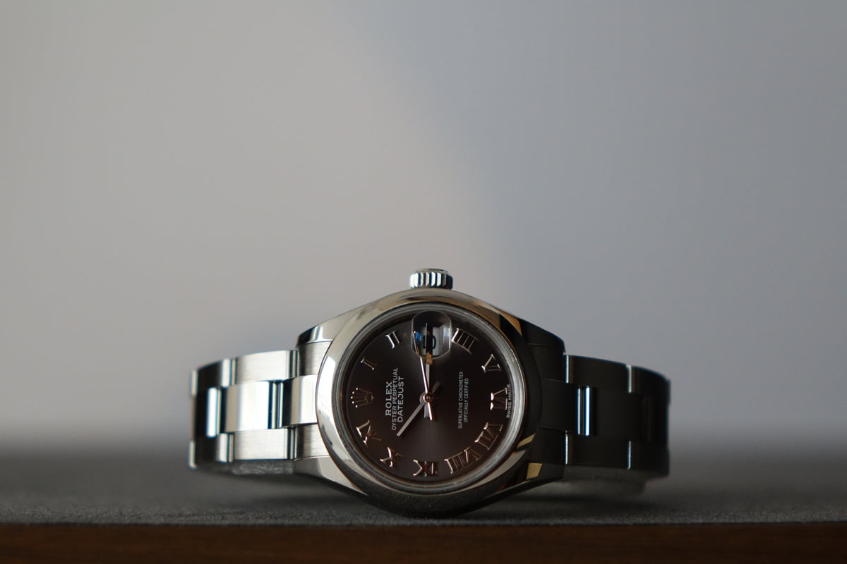 Rolex DateJust 28 grey roman dial 279160 full set