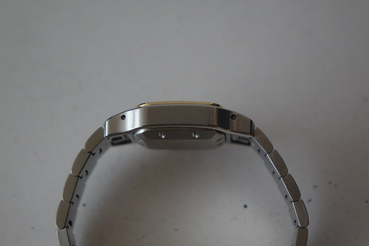 Cartier Santos Galbee 2423 half gold W20057C4 full set