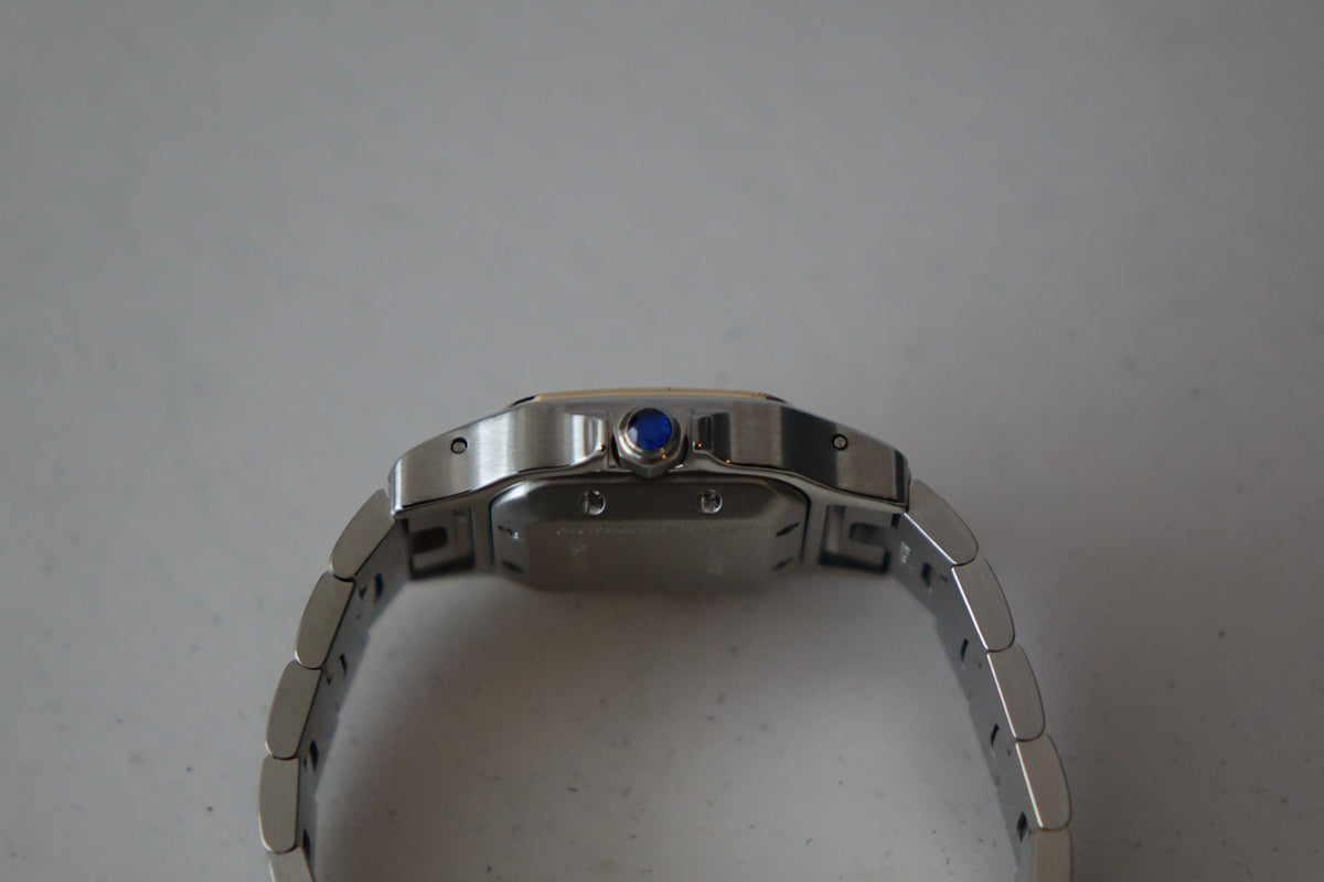 Cartier Santos Galbee 2423 half gold W20057C4 full set