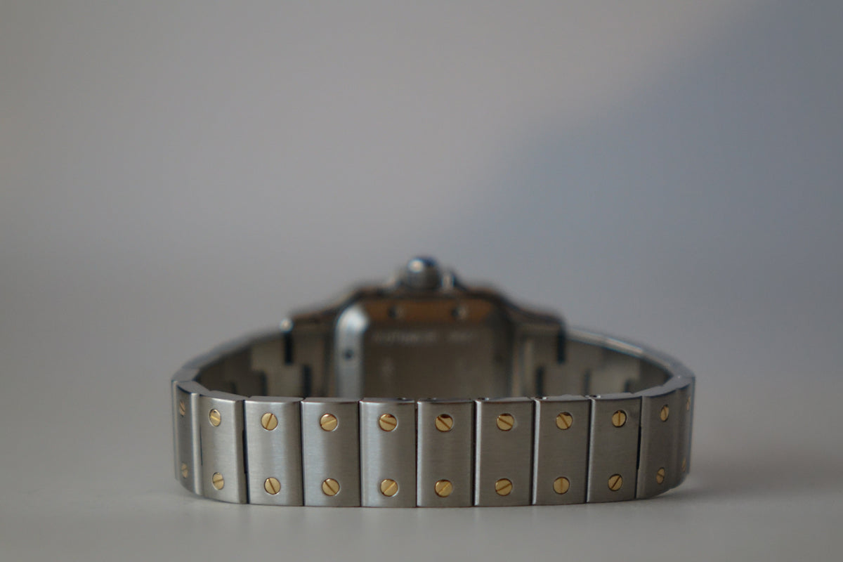 Cartier Santos Galbee 2423 half gold W20057C4 full set