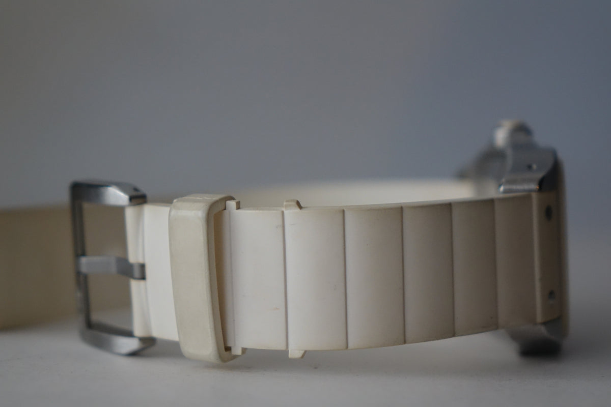 Cartier Santos 100 W20129U2 white watch only