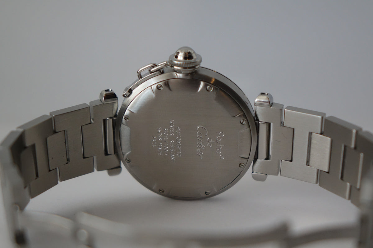 Cartier Pasha C W31024M7 2324 orange dial w papers