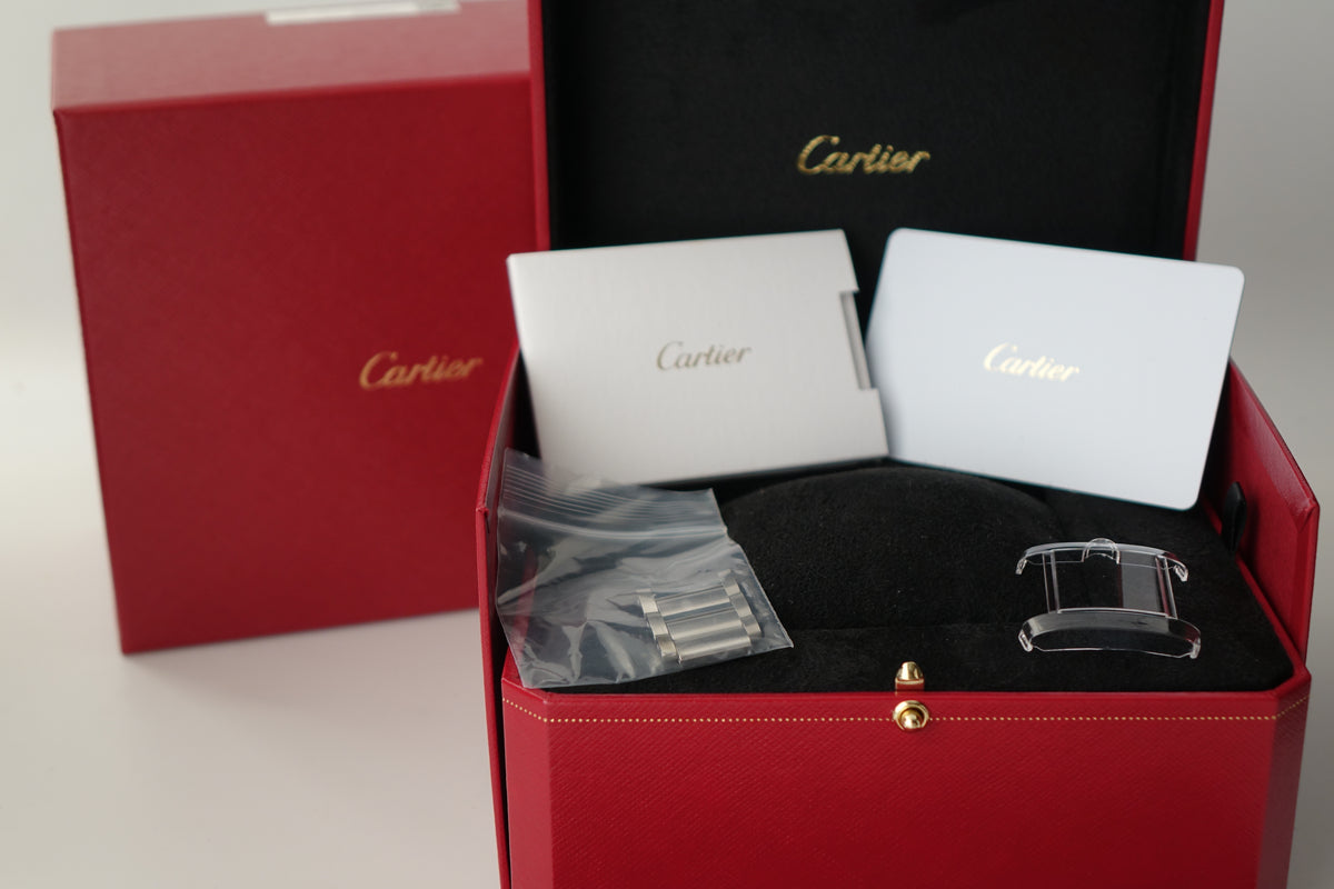 Unpolished 2023 Cartier Tank Francaise 4478 WSTA0074 full set