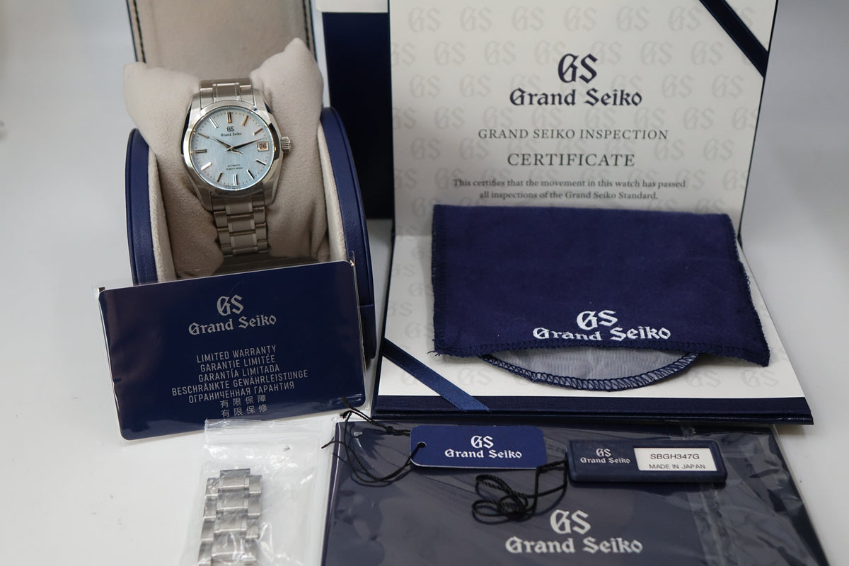 Grand Seiko Heritage Icefall SBGH347G Mechanical Hi-Beat 36000 full set