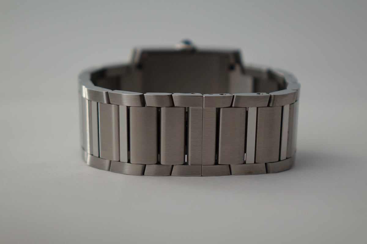 Unpolished 2023 Cartier Tank Francaise 4478 WSTA0074 full set