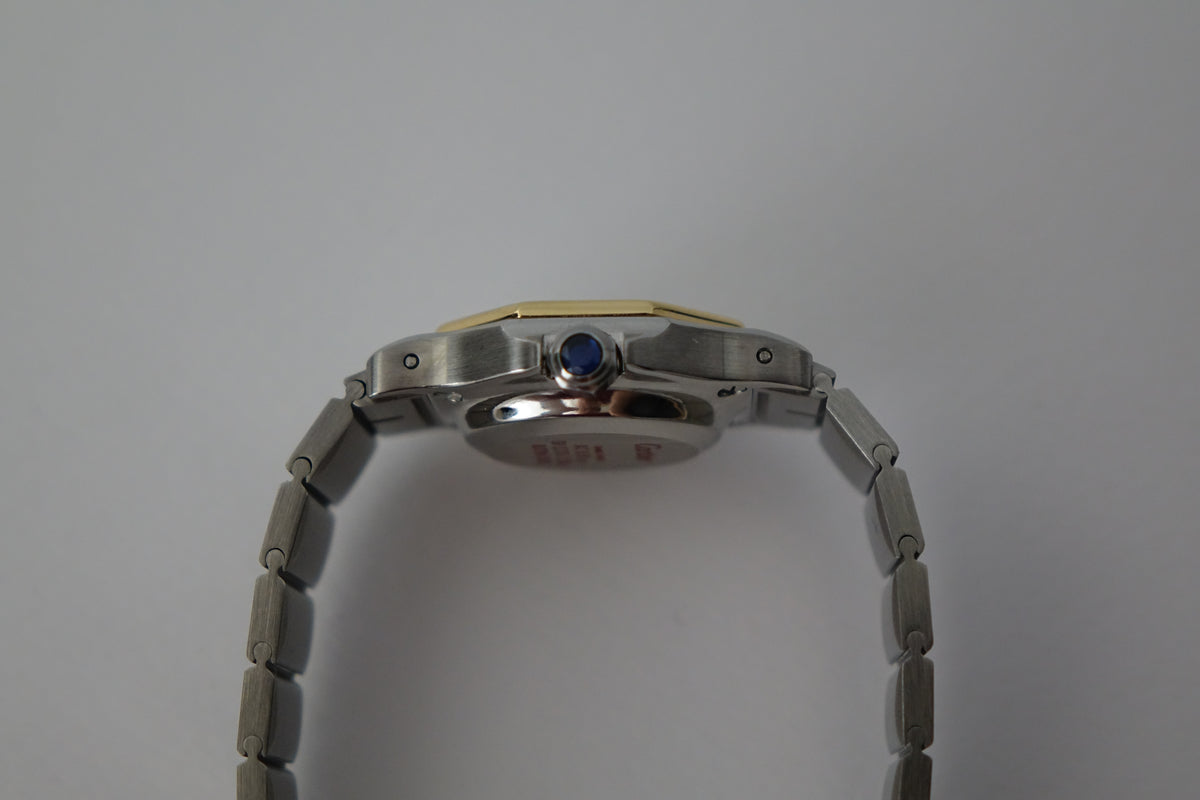 Cartier Santos Octagon 0907 half gold watch only