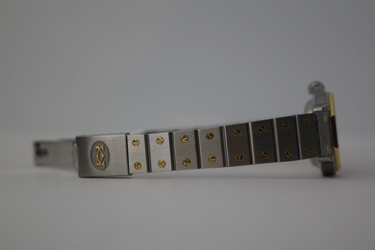 Cartier Santos Octagon 0907 half gold watch only
