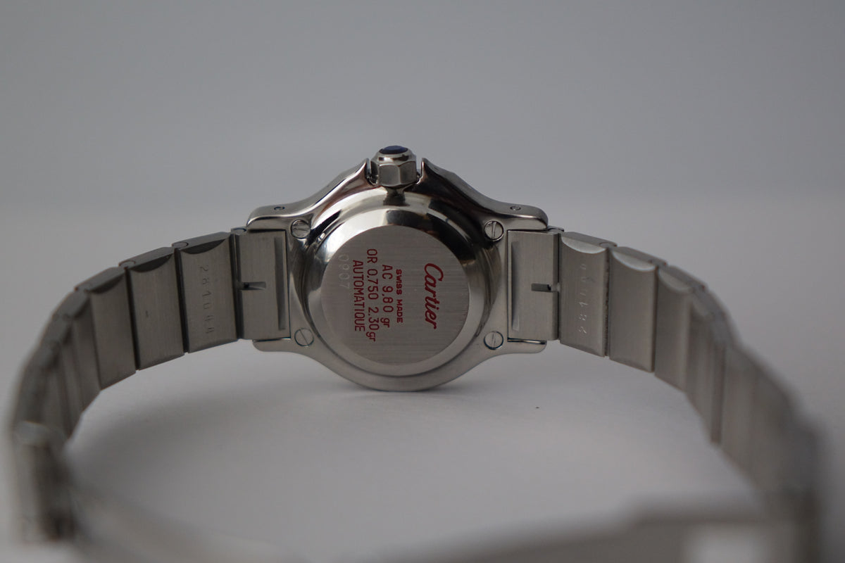 Cartier Santos Octagon 0907 half gold watch only