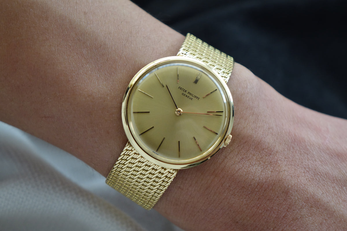 Patek Philippe Calatrava 2591J-SCI 18K w service invoice
