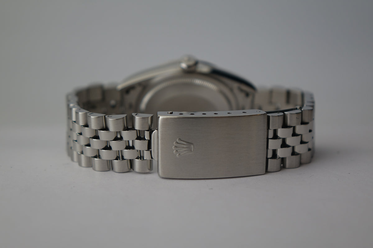 Rolex Datejust 36 16234 no pinhole silver dial watch only