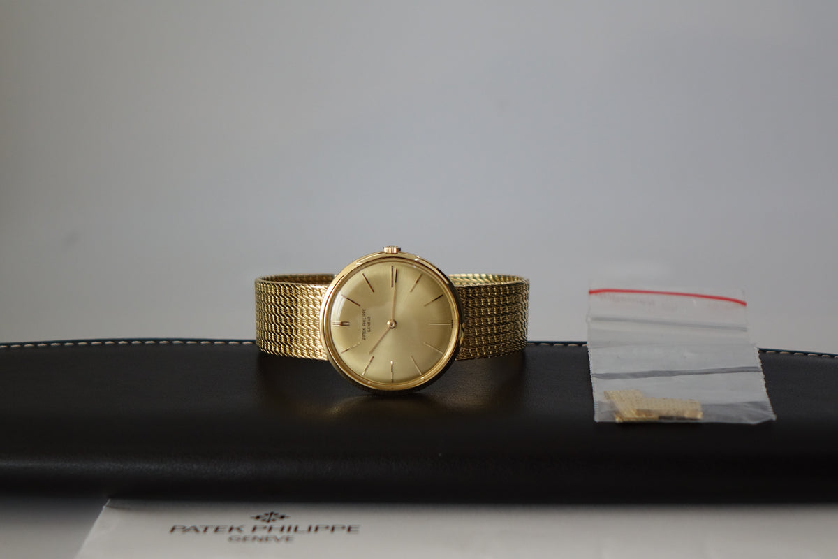 Patek Philippe Calatrava 2591J-SCI 18K w service invoice