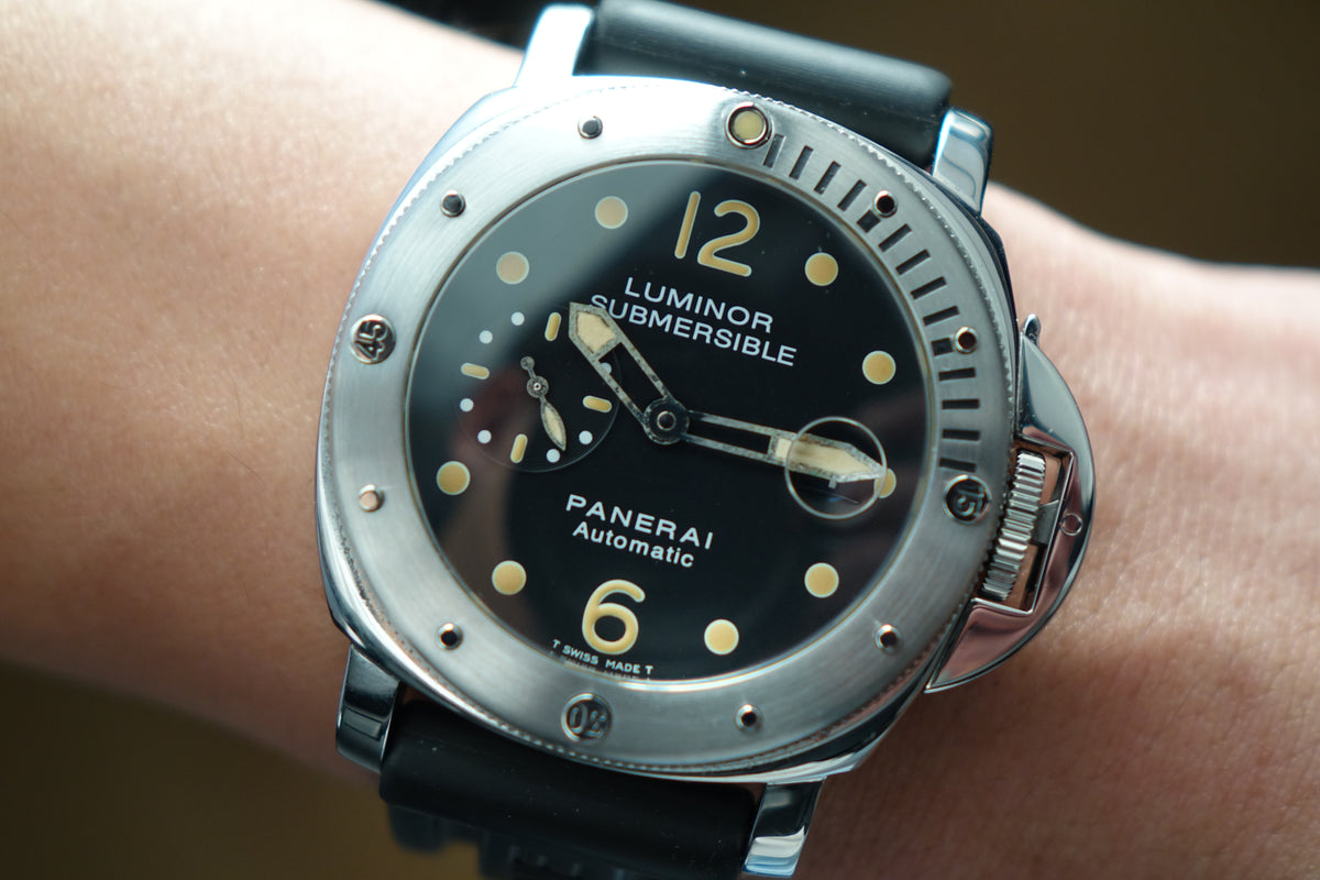 Panerai Submersible Automatic Acciaio PAM00024 w strap