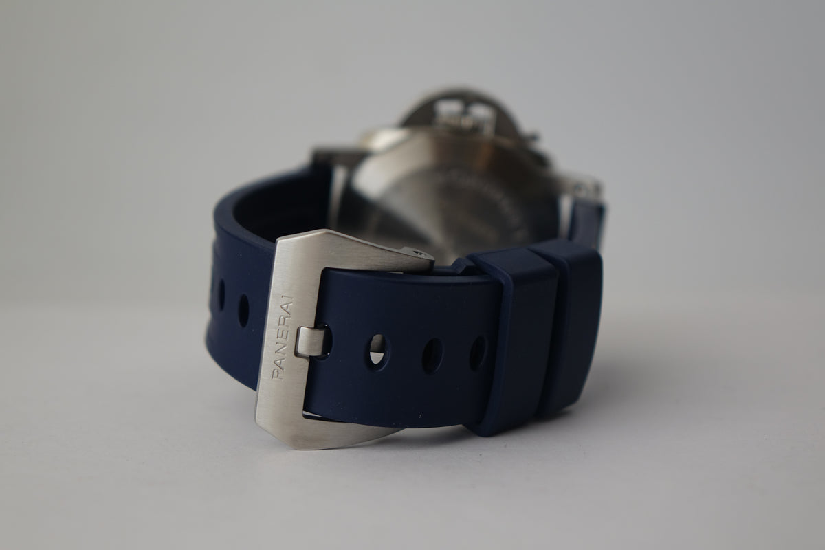 Panerai Luminor Marina PAM01313 Sunburst Blue full set