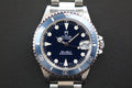 Tudor Prince Date Submariner 75090 blue w RSC card