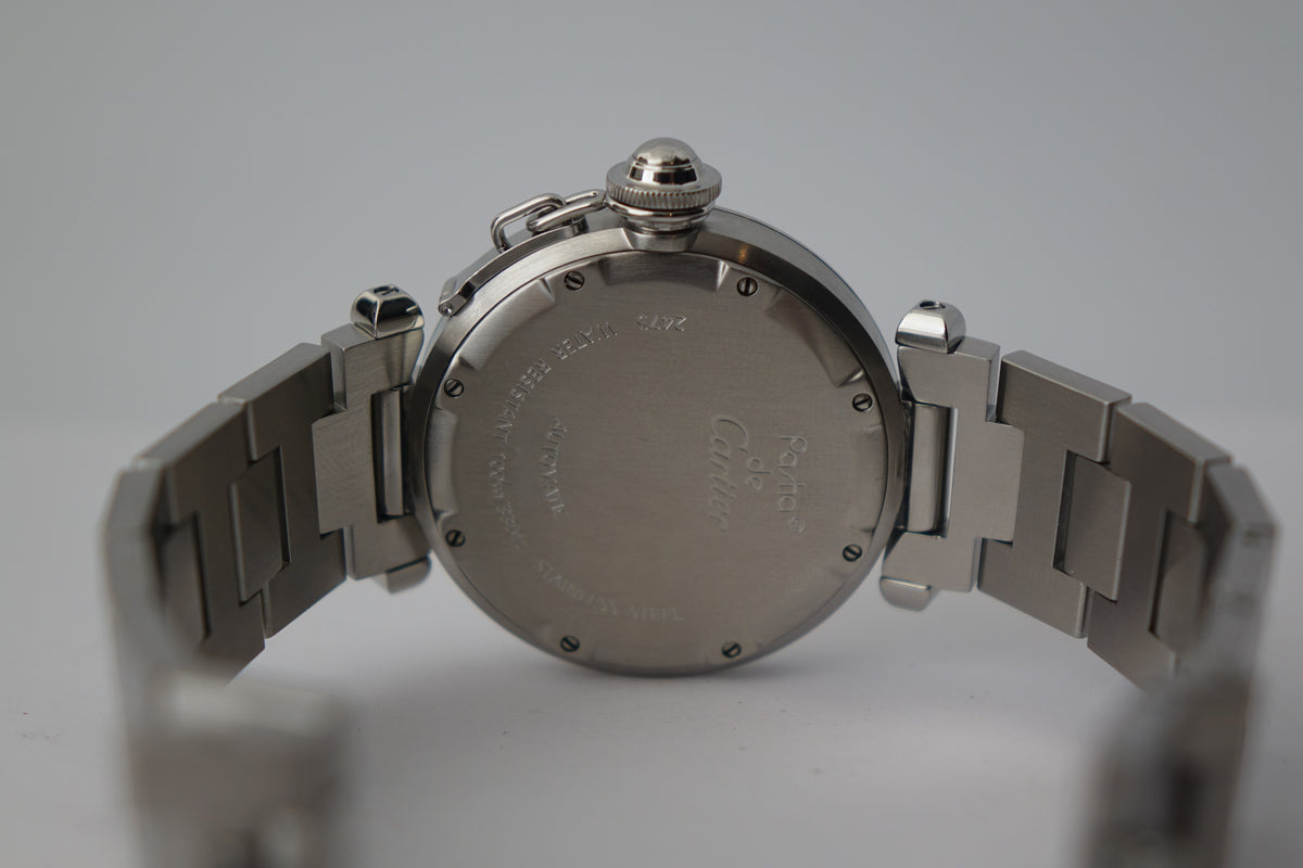 Cartier Pasha 2475 W31044M7 white dial full set
