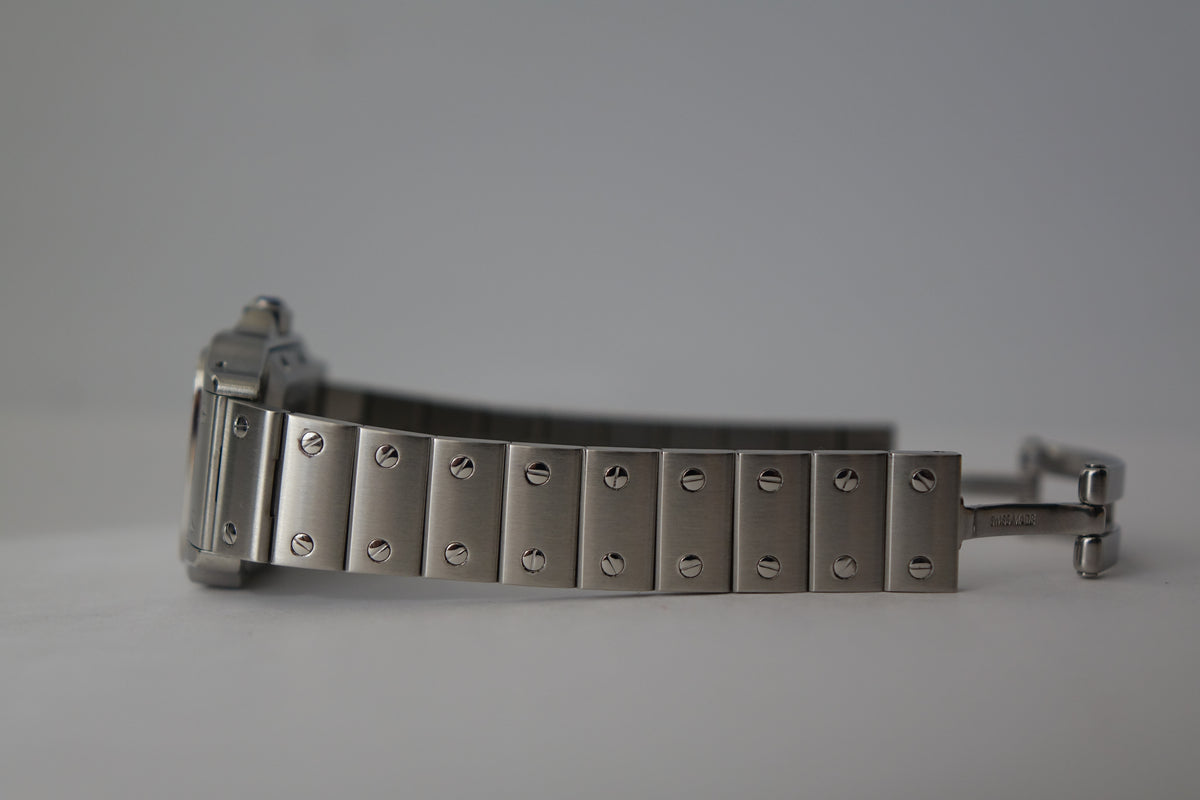 Cartier Santos Galbee 2423 W20054D6 black roman dial full set