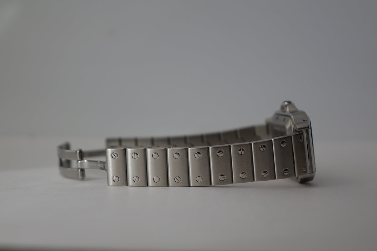 Cartier Santos Galbee 2423 W20054D6 black roman dial full set