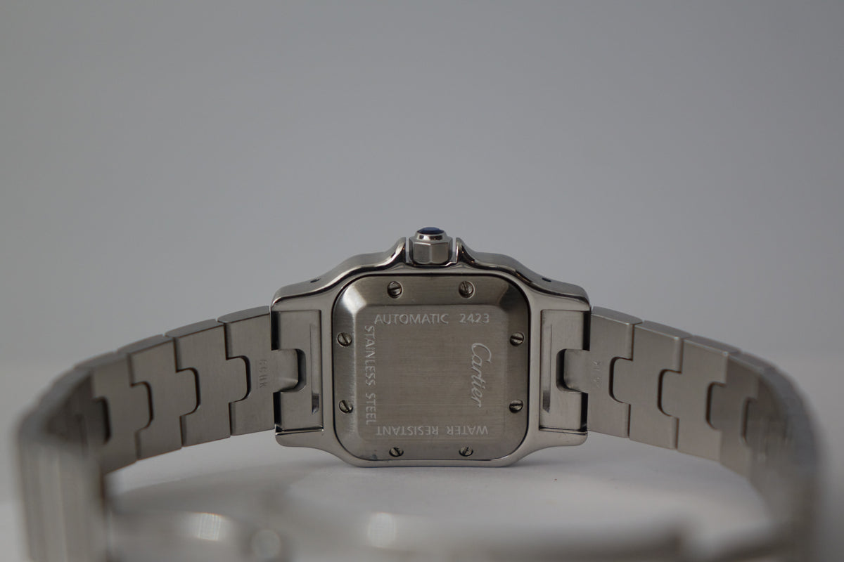 Cartier Santos Galbee 2423 W20054D6 black roman dial full set