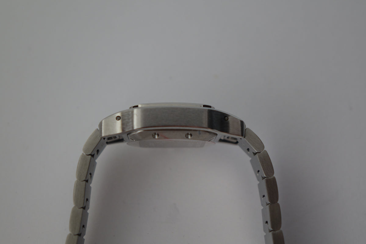 Cartier Santos Galbee 2423 W20054D6 black roman dial full set