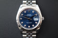 Rolex Datejust 41 126334 blue diamond dial full set