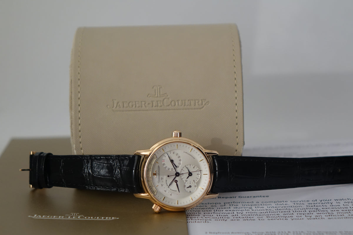 Jaeger-LeCoultre JLC Master Control Geographique 169.2.92 w Service Papers
