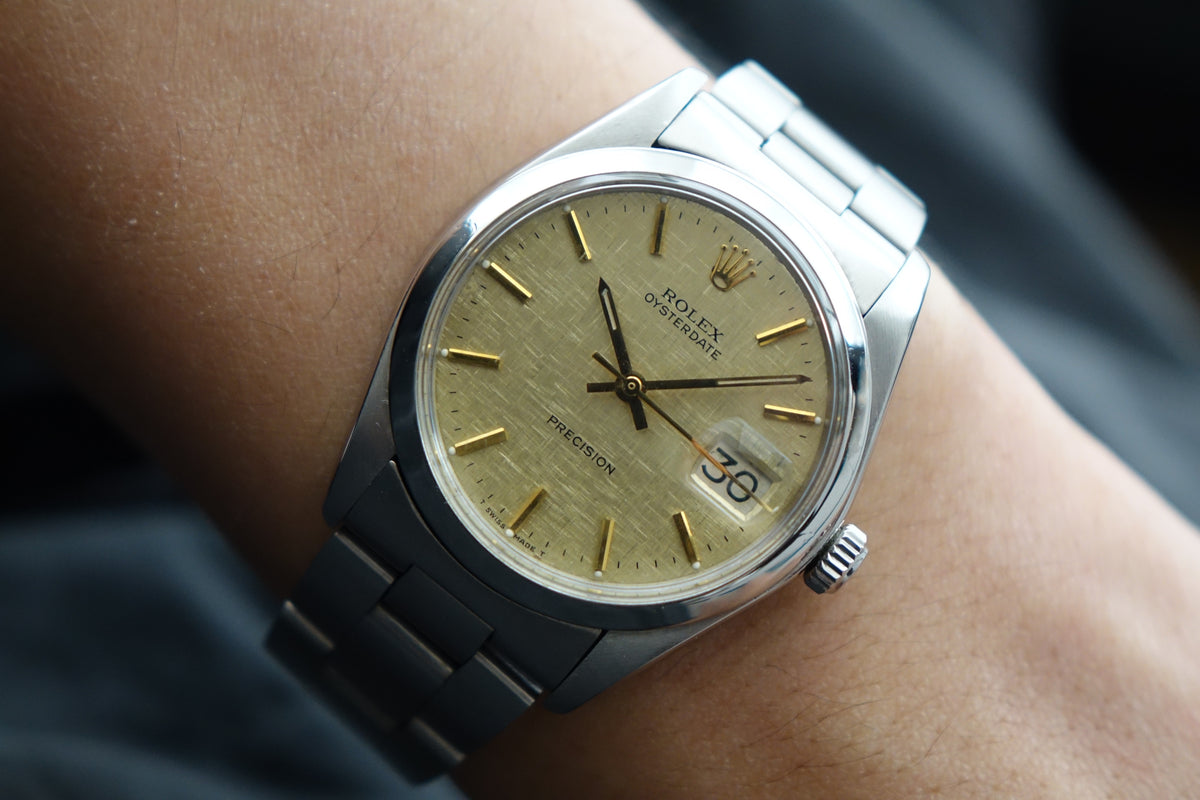 Rolex Oyster Date 6694 champagne dial watch only