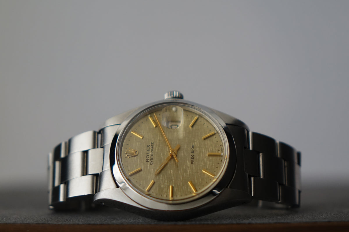 Rolex Oyster Date 6694 champagne dial watch only