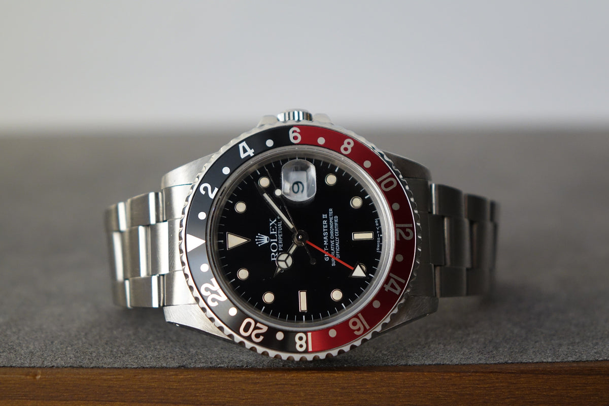 Rolex GMT Master 16710 true coke full set