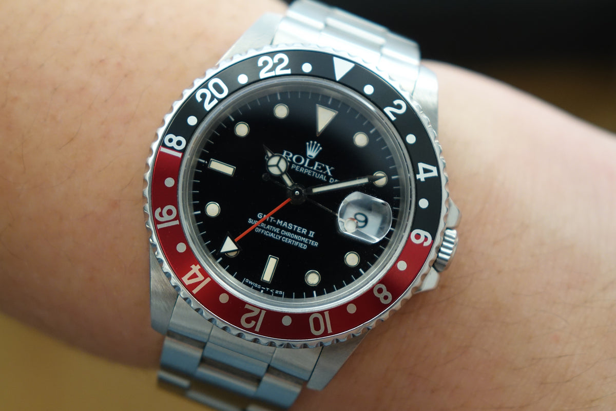 Rolex GMT Master 16710 true coke full set