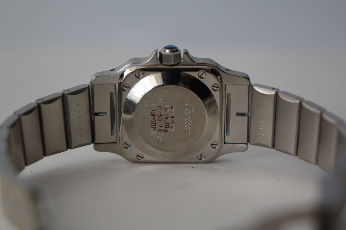 Cartier Santos Carrée SM half gold 0902 watch only