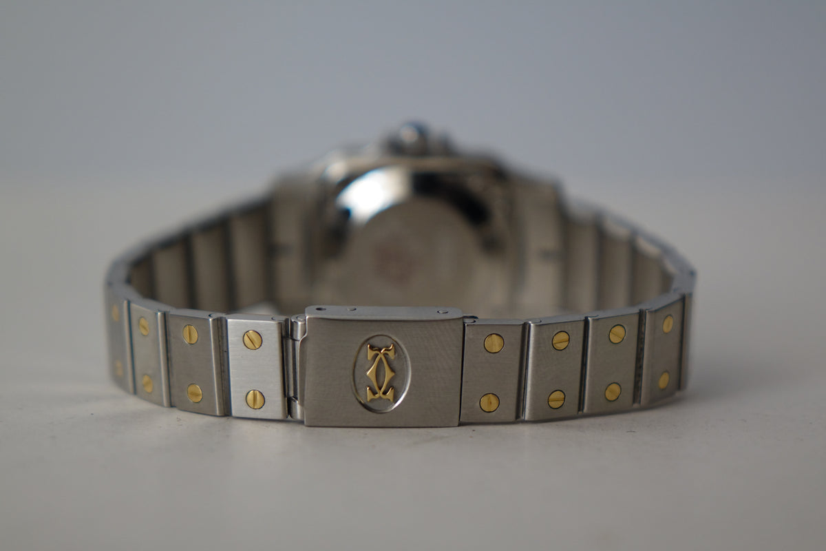 Cartier Santos Carrée SM half gold 0902 watch only