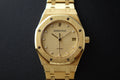 Audemars Piguet Royal Oak 14790BA Factory champagne dial 18k yellow gold