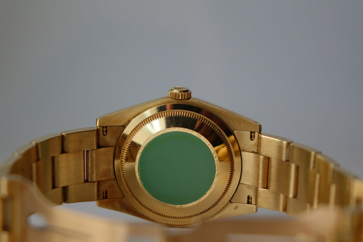 Rolex DayDate 36 118208 ammonite dial full set