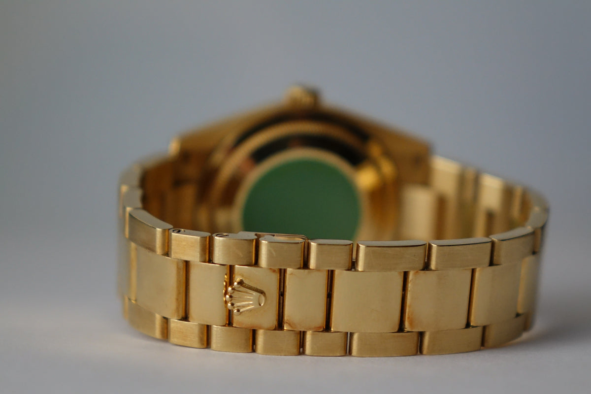 Rolex DayDate 36 118208 ammonite dial full set