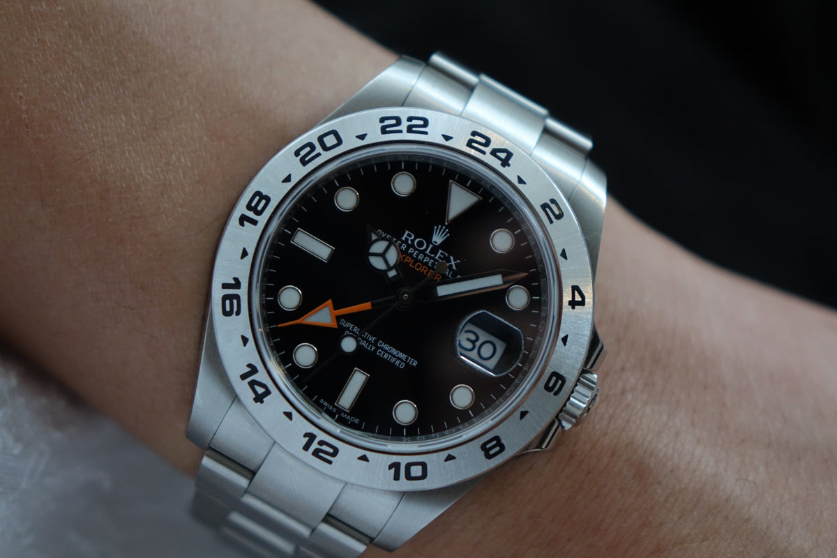 Rolex Explorer 2 II 216570 black dial full set