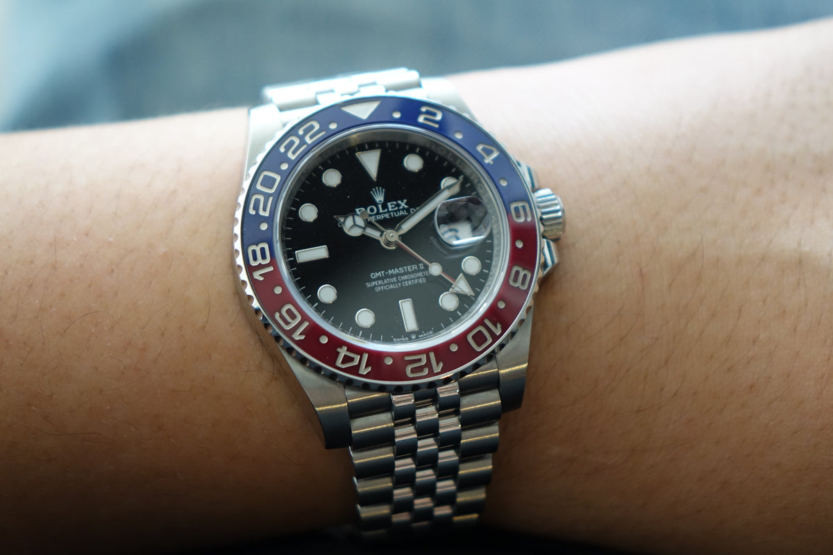 Rolex GMT Master 2 Pepsi Jubilee 126710BLRO full set